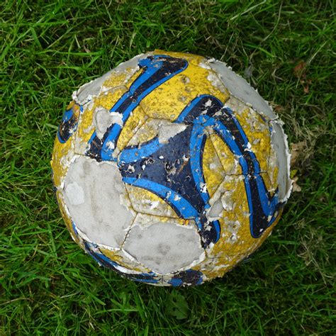 Old Soccer Ball Free Stock Photo Public Domain Pictures