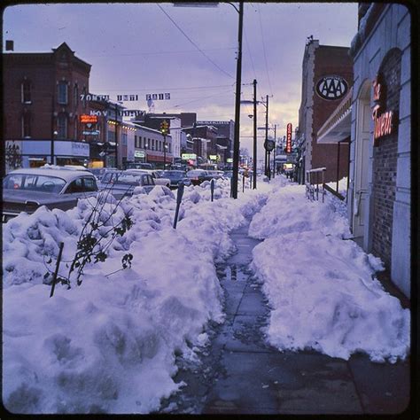 Found Photo Downtown Ashtabula Ohio After A Snow Storm Flickr