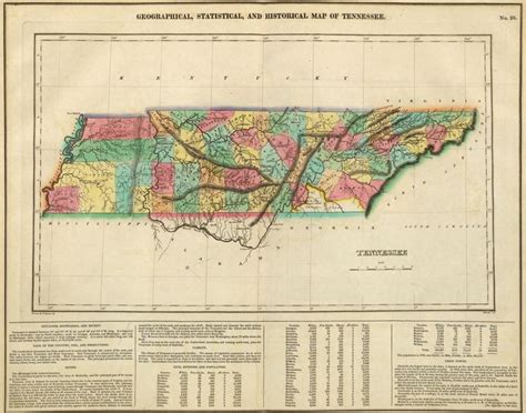 1822 Tennessee Tennessee Map Map Tennessee