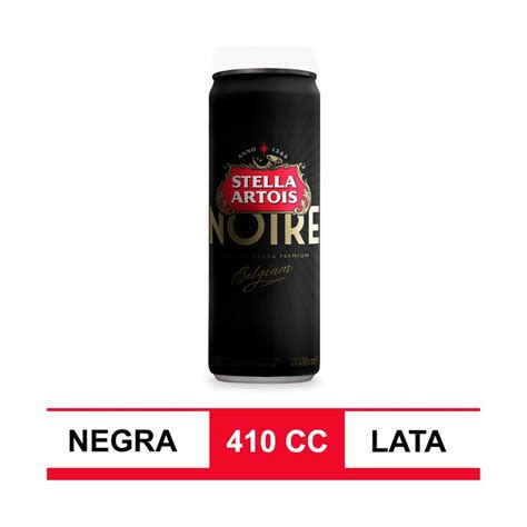 Cerveza Negra Stella Artois Noire En Lata X6 410 Cc Carrefour