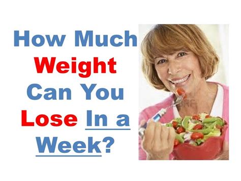 Between 30 and 60 minutes a week. How much weight can you lose in a week, How to lose weight ...