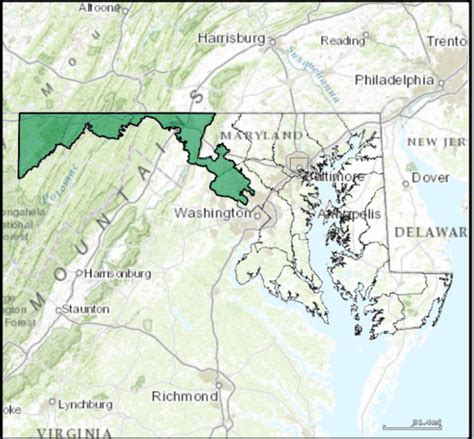 Maryland Congressional District Map 2019