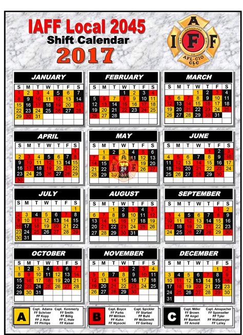 2024 Firefighter Shift Calendar 2024 Calendar Printable