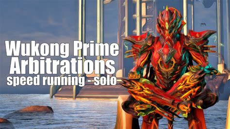 Warframe Arbitrations Wukong Prime Speed Running Solo Spy
