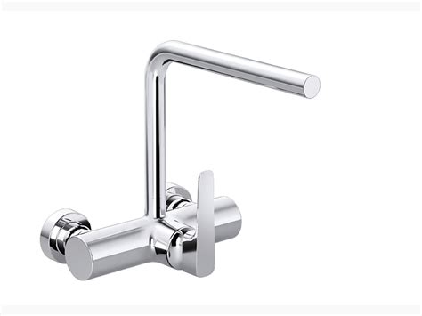 Buying guides for the best kitchen faucets purchase. Wall mount kitchen mixer | K-20593IN-4-CP | KOHLER