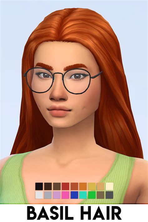 Welcome to all new simmers joining us on the sims forum! Sims 4 Hairs ~ IMVikai: Basil Hair