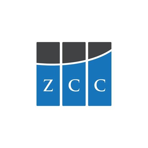 Zcc Letter Logo Design On White Background Zcc Creative Initials