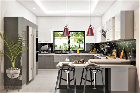 Washroom tiles are very shiny, using smart color combination to make it more attractive, using comfortable fixtures and furniture items are also very stylish. Kitchen Design in Islamabad, Pakistan | Modern & Small ...