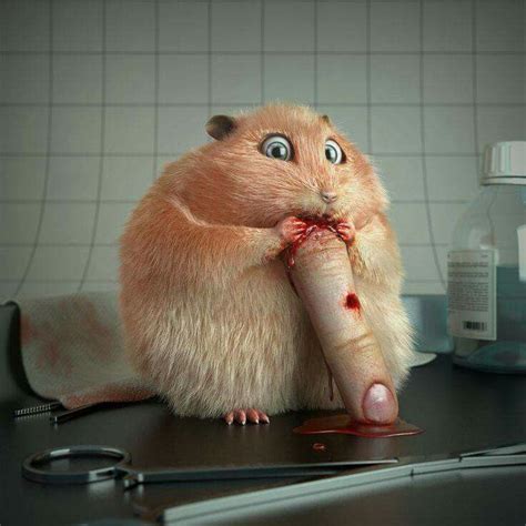 Finger Hamster By Arthur Philippe Arte Horror Horror Art Hamster