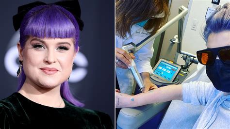 I've never done anything to my face. Kelly Osbourne Shares Super Painful Tattoo Removal Video | Allure
