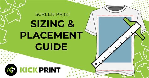screen printing sizing and placement guides kick print