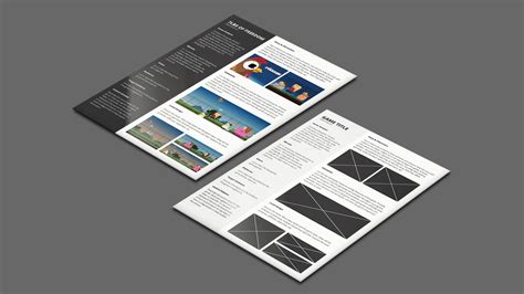This one is simple and to the point, not much detail but it will get you started. 1-Page Game Design Document (GDD) Template by vitalzigns