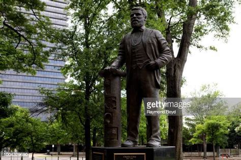 Statue Of Charles Linn Photos And Premium High Res Pictures Getty Images