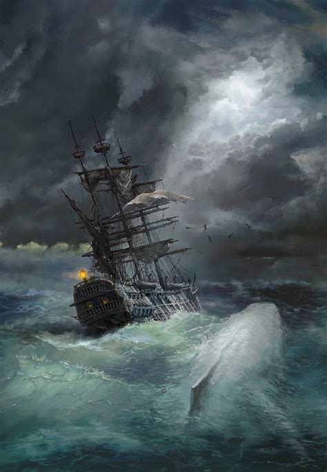 Moby Dick By Sergey Shikin Imaginaryleviathans Fantasy Landscape