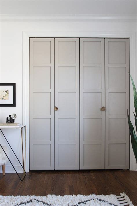 Panelled Bi Fold Closet Doors Diy Room For Tuesday Folding Closet