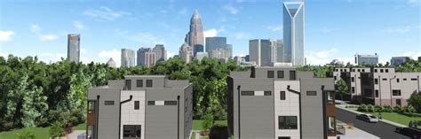 Luxcity Terraces Charlotte Townhomes Center City Living