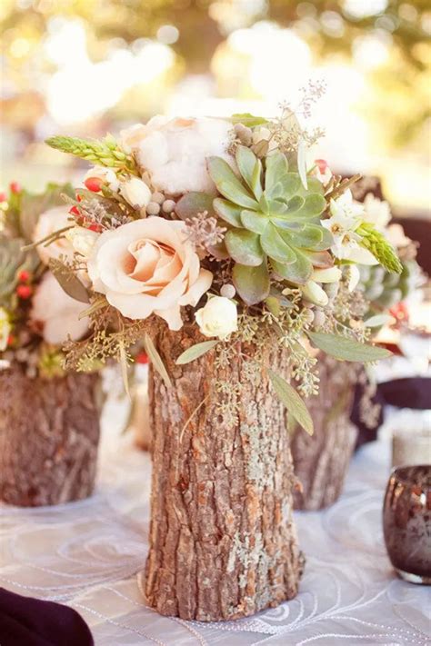 12 Simple Rustic Wedding Centerpieces You've Got to See!