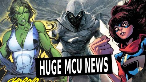 Mcu Phase 4 News Moon Knight Ms Marvel And She Hulk Break Down Youtube