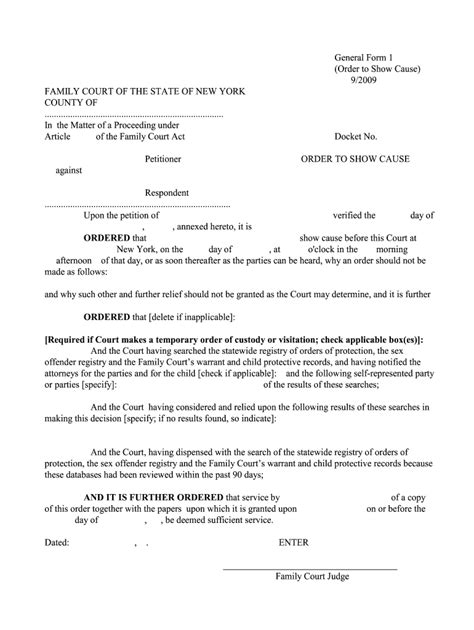 Ny General Form 1 2009 2022 Complete Legal Document Online Us Legal