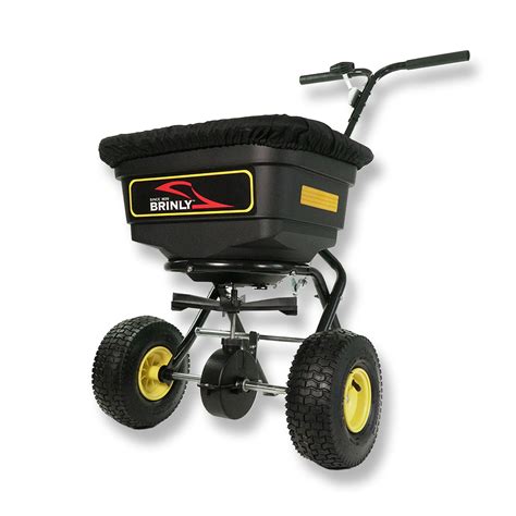 70 Lbs Capacity Broadcast Ice Melt Spreader Brinly Hardy Lawn And