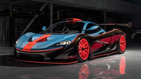 Mclaren P1 Gtr Gets Gorgeous F1 Inspired Gulf Livery From Lanzante