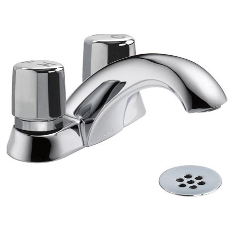 How to remove handles from a delta faucet. Delta 2-Handle Metering Kitchen Faucet in Chrome-2517LF ...