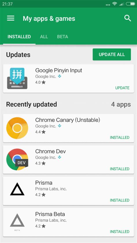 Popular apps in last 24 hours. Size of Android app updates reduced significantly - gHacks ...