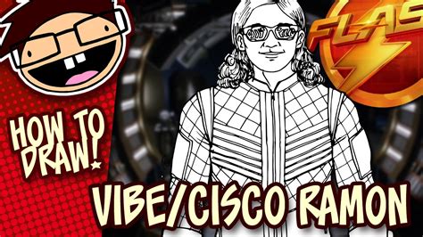 How To Draw Vibe Cisco Ramon The Flash Narrated Easy Step By Step