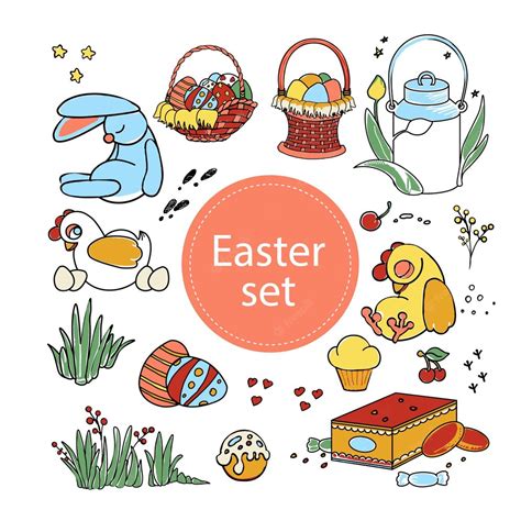 Premium Vector Happy Easter Holiday With Colorful Painted Egg