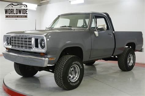 1974 Dodge W100 Worldwide Vintage Autos