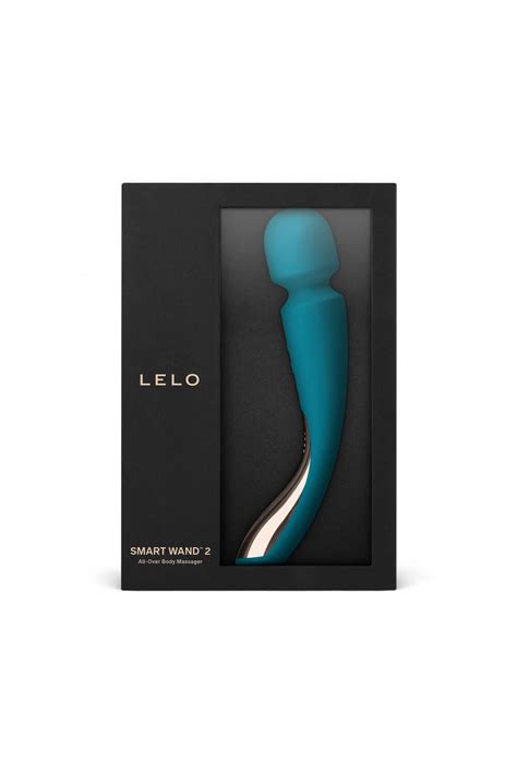 Lelo Medium Smart Wand 2 Massager • Sex Toys For Couples • Lelo Darkest Fox