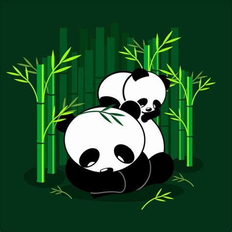 Cute Panda Vectors Graphic Art Designs In Editable Ai Eps Svg Format