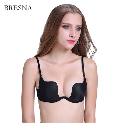 מוצר Bresna Deep U Bra Women Underwear Backless Intimates Underwire A