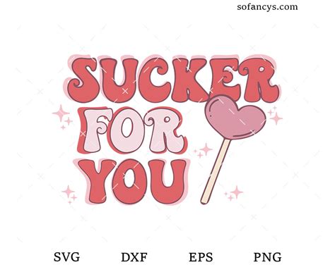 Heart Sucker SVG DXF EPS PNG Cut Files