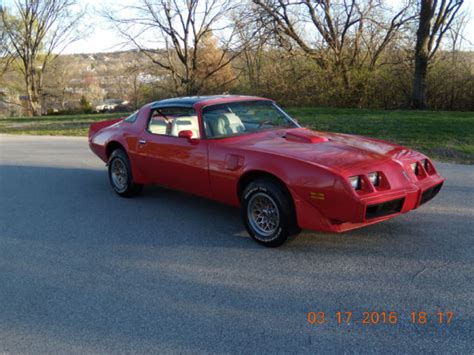 1979 Trans Am 400 4 Speed Mayan Red Oyster And Carmine Interior Classic