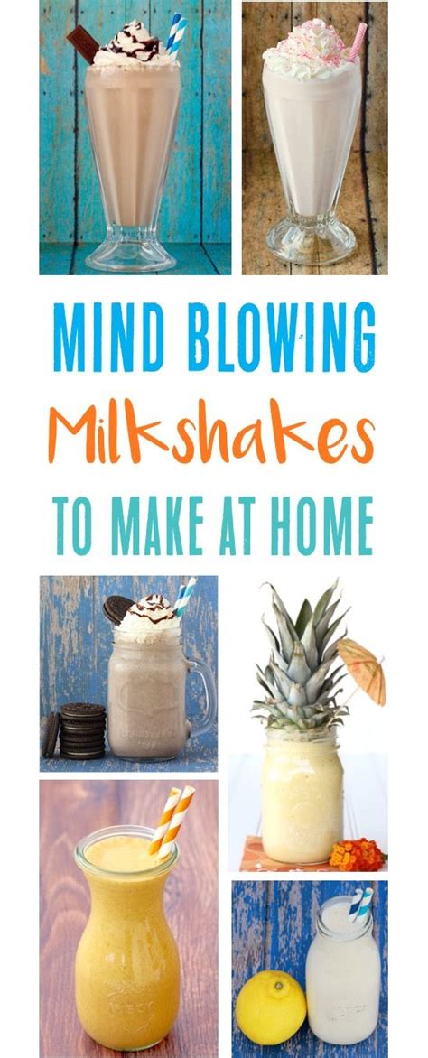 Milkshake Recipe Ideas 9 EASY And Mind Blowing Homemade Milkshakes You
