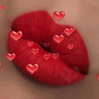 Kiss Lip GIF Kiss Lip Hot Discover Share GIFs Mandare Baci