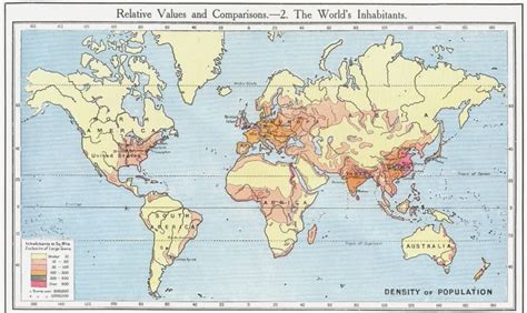 29 Population Density Map Of World Online Map Around The World