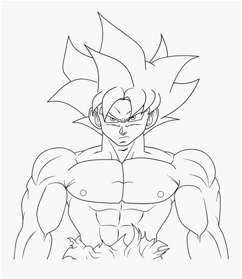 Goku Limit Breaker Ultra Instinct Drawing
