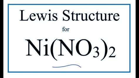 Nickel Lewis Dot Structure
