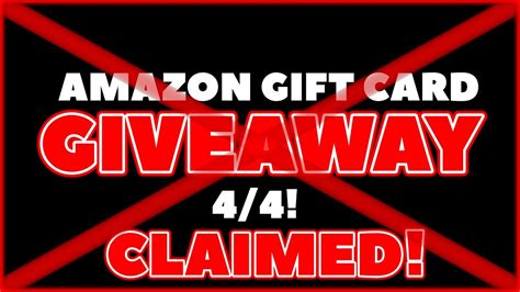 Amazon Gift Card Giveaway Subscriber Celebration YouTube