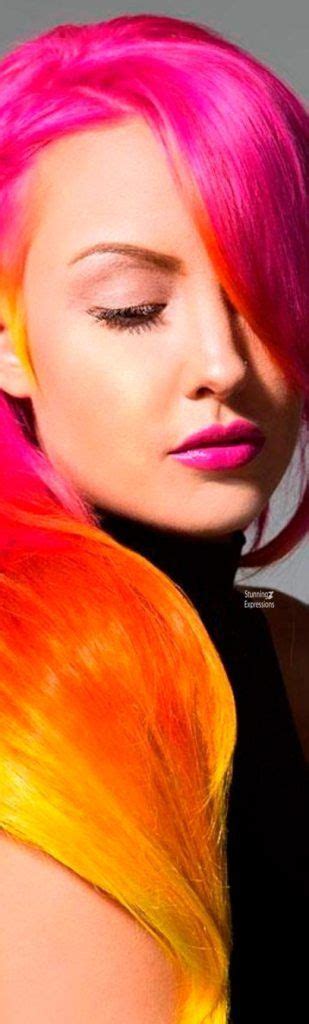 Color Palette Hot Pink Fuchsia Hair Styles Different Shades Of