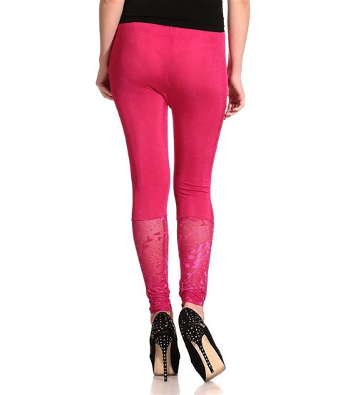 Buy Concepts Pink Cotton Lycra Tights Online At Best Prices In India Snapdeal