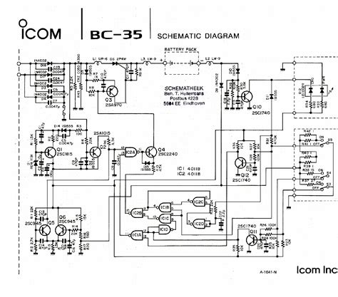 Icom Ic Bc 35 Schematic Service Manual Download Schematics Eeprom