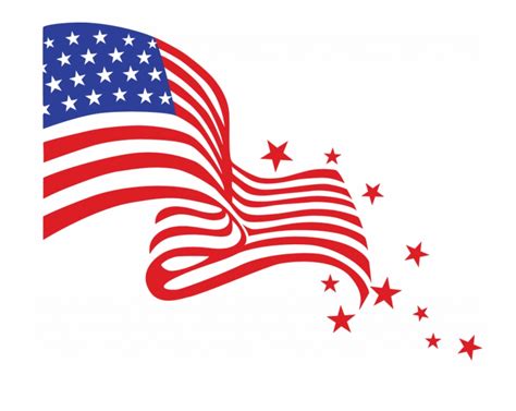Waving American Flag Clip Art Img Sycamore