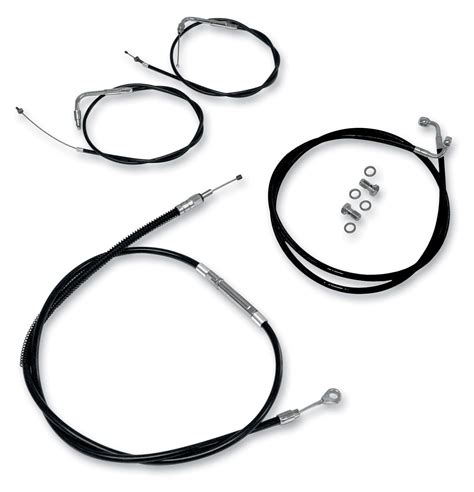 Do harleys break down more often than other motorcycle brands? LA Choppers Handlebar Cable And Brake Line Kit For Harley ...