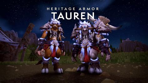 Just Unlocked Tauren Heritage Armor I M So In Love With It What Are