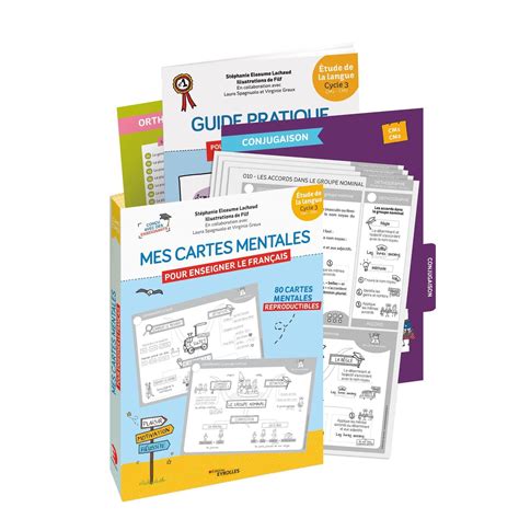 Buy Mes cartes mentales pour enseigner le français Cycle 3 CM1 CM2
