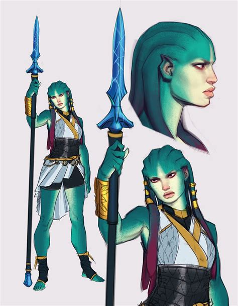 Personal Character Project Legaia The Siren Based On An Older Concept Sketch From Here