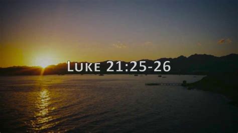 Luke 2125 26 Holy Bible Niv Youtube